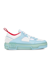 Christian Louboutin Astroloubi Donna Leather Sneakers In Mineral