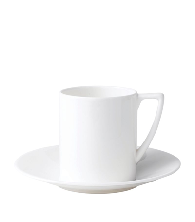 Wedgwood Jasper Conran Coffee Cup And Saucer In White