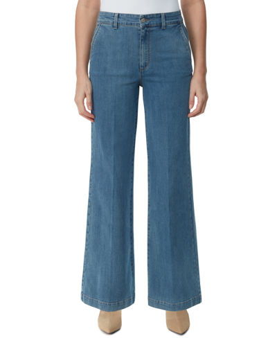 Gloria Vanderbilt Women's High-rise Flared-hem Jeans In Grove Wash