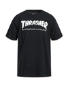 Thrasher Man T-shirt Black Size L Cotton