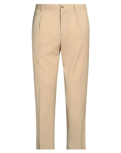 Costumein Man Pants Beige Size 38 Virgin Wool