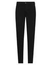 Trussardi Man Pants Black Size 44 Cotton, Elastane