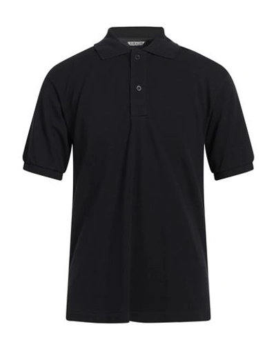 Auralee Man Polo Shirt Midnight Blue Size 4 Cotton In Pique Black