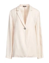 Maliparmi Malìparmi Woman Blazer Ivory Size 8 Viscose, Acetate In White