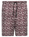 Dries Van Noten Man Shorts & Bermuda Shorts Purple Size 36 Viscose