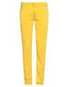 Jacob Cohёn Man Pants Ocher Size 31 Cotton, Elastane In Yellow