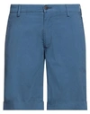Michael Coal Man Shorts & Bermuda Shorts Navy Blue Size 42 Cotton, Elastane
