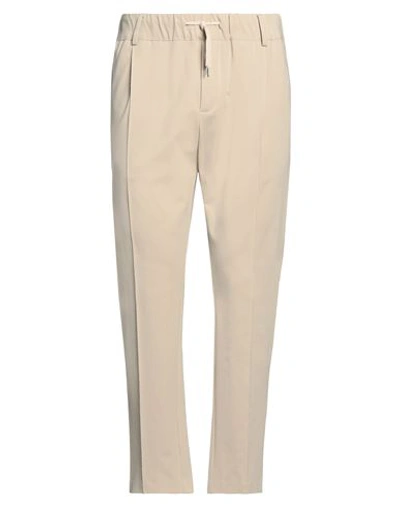 Grey Daniele Alessandrini Man Pants Beige Size 38 Cotton, Polyamide, Elastane