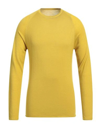 Majestic Filatures Man Sweater Mustard Size M Cashmere In Yellow