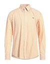 Harmont & Blaine Man Shirt Orange Size L Cotton