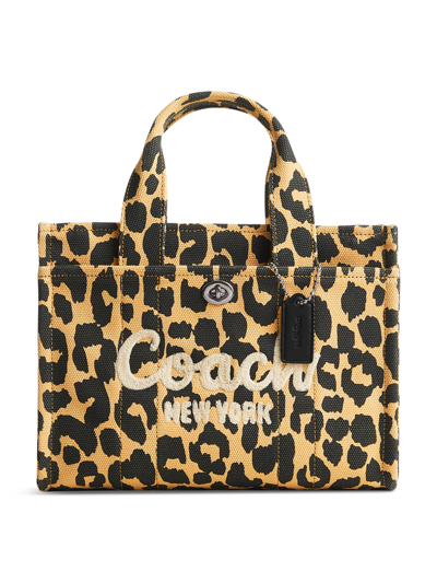 Coach Women's Leopard Cargo Tote 26 Multi