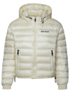 PALM ANGELS PALM ANGELS IVORY POLYAMIDE DOWN JACKET