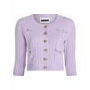 Mnk Atelier Purple 80s Cardigan In Purple 80s Cardigan