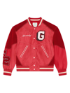 GIVENCHY WOMEN'S COLLEGE BI-MATERIAL VARSITY JACKET