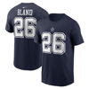 Nike Men's  Daron Bland Navy Dallas Cowboys Player Name And Number T-shirt In Navy