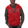 G-III SPORTS BY CARL BANKS G-III SPORTS BY CARL BANKS RED/PEWTER TAMPA BAY BUCCANEERS T-SHIRT & FULL-ZIP HOODIE COMBO SET