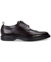 Hugo Boss Larry Brbu Mens Derby Shoes In Dark Red