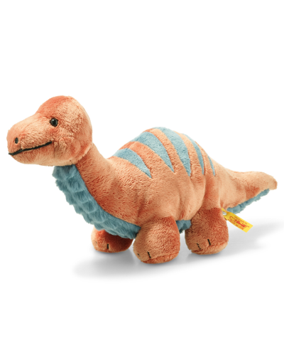 Steiff Kids' Bronko Brontosaurus In Dark Orange