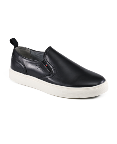 Tommy Hilfiger Men's Kozal Casual Slip On Sneakers In Black,white