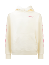 Off-white Felpa Con Cappuccio Classic Arrow Tab In Off White