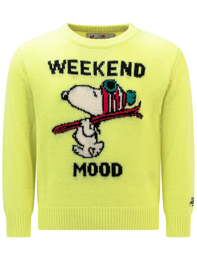 Mc2 Saint Barth Kids' Snoopy Sweater In Snoopy Ski 94