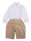 LA STUPENDERIA SHIRT AND BERMUDA SHORTS SET