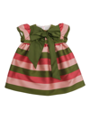 La Stupenderia Maxi Bow Dress In Green