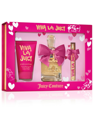 Juicy Couture 3-pc. Viva La Juicy Eau De Parfum Gift Set In No Color