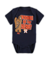OUTERSTUFF NEWBORN AND INFANT BOYS AND GIRLS NAVY HOUSTON ASTROS STAR WARS WOOKIE OF THE YEAR BODYSUIT