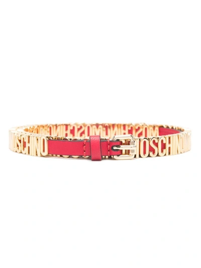 Moschino Belts In Red