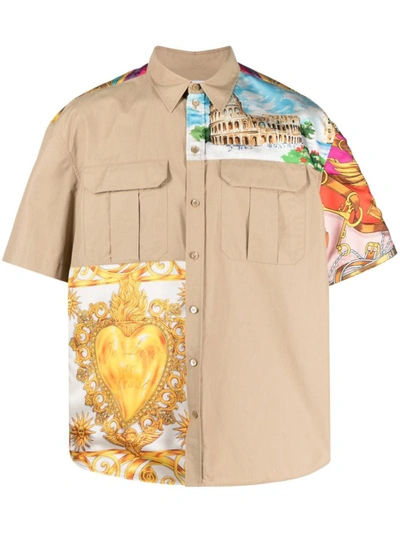 Moschino Shirts In Beige