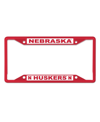 WINCRAFT NEBRASKA HUSKERS CHROME COLOR LICENSE PLATE FRAME