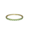 Swarovski Matrix Tennis Bracelet In Green