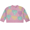 STELLA MCCARTNEY PINK SWEATER FOR BABY GIRL WITH SHELLS