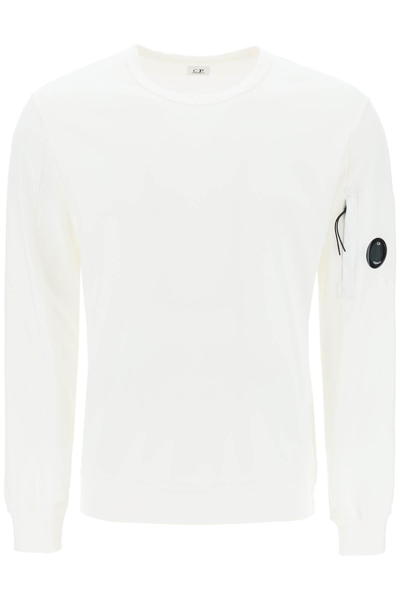 C.p. Company Light Pocket Sweatshirt In White
