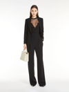 MAX MARA FIGURE-SKIMMING BLAZER