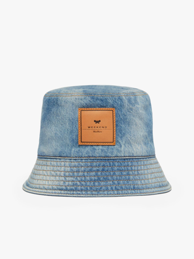 Max Mara Cotton Hat In Blue