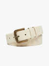 Max Mara Nubuck Belt In Ivory