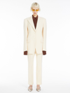 Max Mara Slim-fit Pure Silk Shirt In Cocoa