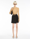 Max Mara Wool And Silk Sweater In Black