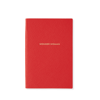 Smythson Wonder Woman Chelsea Notebook In Panama In Scarlet Red
