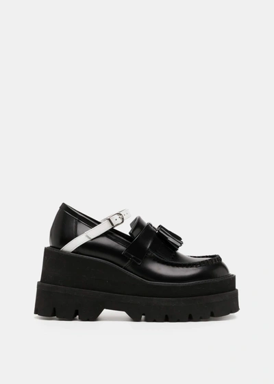 Undercover 95mm Tassel-detail Leather Loafers In Black