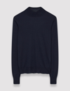 Joseph High Neck Cashair Jumper In Navy