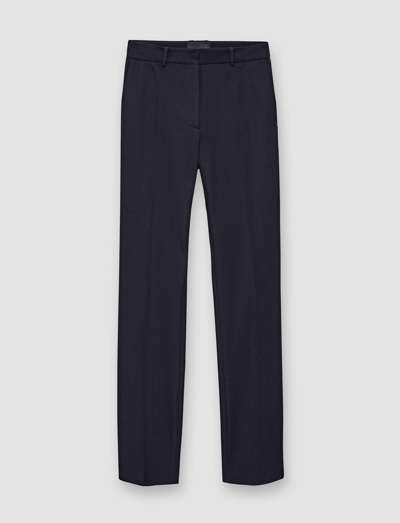 Joseph Gabardine Stretch Coleman Long Trousers In Navy