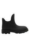 Burberry Man Ankle Boots Black Size 9 Plastic In Black