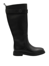 TORY BURCH BLACK LEATHER BOOTS