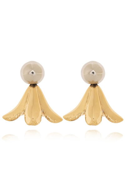 Marni Flower Earrings In Gold