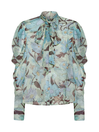 STELLA MCCARTNEY STELLA MCCARTNEY LADY GARDEN FLORAL PRINTED BLOUSE