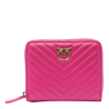 PINKO PINKO LOGO PLAQUE QUILTED ZIPPED WALLET