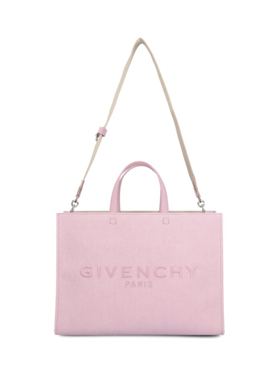 Givenchy G Medium Tote Bag In Old Pink